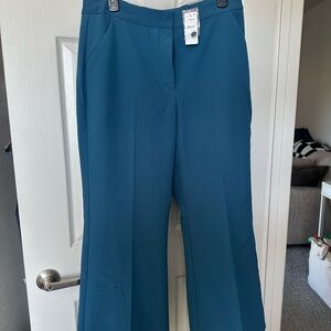 Express Teal flare high rise Women's Pants